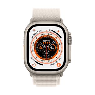 Apple Watch Ultra, Alpine Loop, Large, starlight - Smartwatch