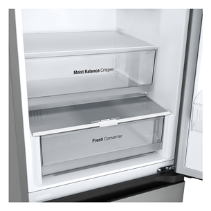 LG, NoFrost, 344 L, 186 cm, silver - Refrigerator