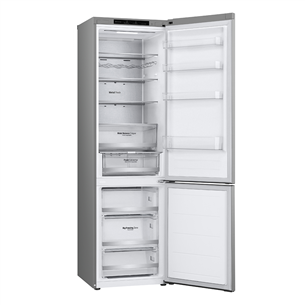 LG, NoFrost, 387 L, 203 cm, silver - Refrigerator