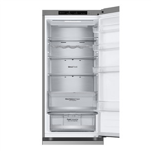 LG, NoFrost, 387 L, 203 cm, hõbedane - Külmik