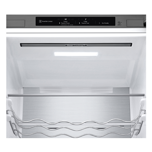 LG, NoFrost, 387 L, 203 cm, silver - Refrigerator