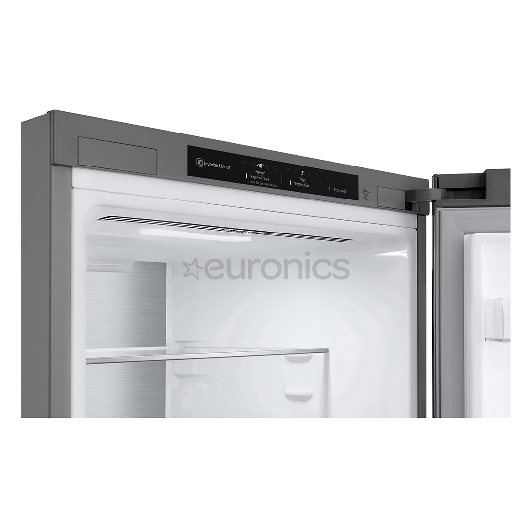 LG, NoFrost, 387 L, 203 cm, hõbedane - Külmik