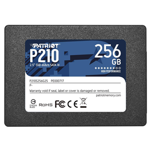 Patriot P210, 256 GB, 2,5", SATA III - SSD