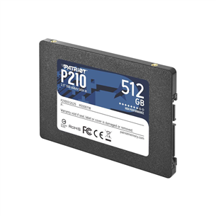 Patriot P210, 512 GB, 2,5", SATA III - SSD