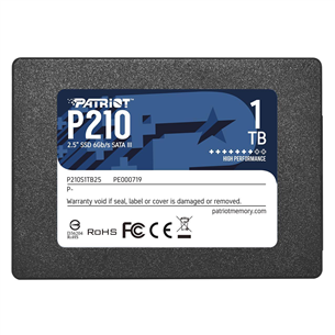 Patriot P210, 1 TB, 2,5", SATA III - SSD P210S1TB25