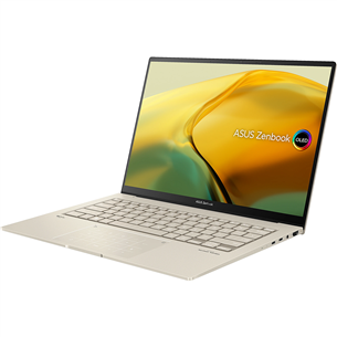 ASUS Zenbook 14X OLED, 14,5'', 2.8K, i5, 16 ГБ, 512 ГБ, ENG, бежевый - Ноутбук