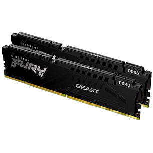 Kingston Fury Beast, 64 ГБ, DDR5-5600, Kit2 - Память RAM KF556C40BBK2-64