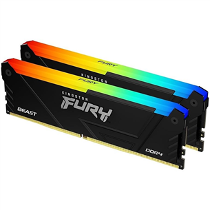 Kingston Fury Beast, 32 GB, DDR4-3200, Kit2 - RAM mälu KF432C16BB12AK2/32