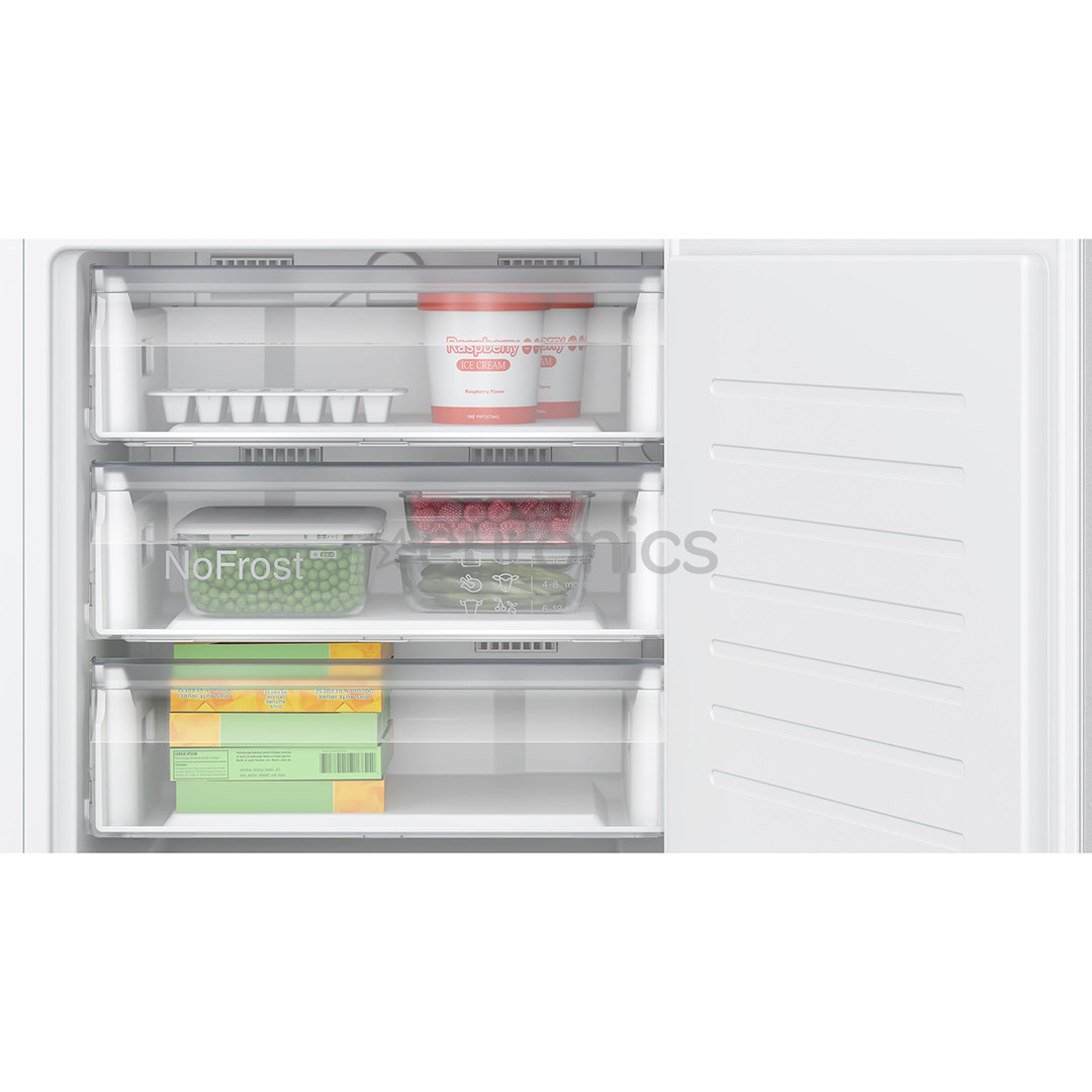 Bosch, Series 6, No Frost, 85 л, высота 82 см - Интегрируемый морозильник