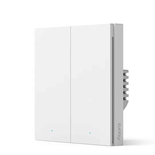 Aqara Smart Wall Switch H1, ilma neutraalita, 2 lülitit - Nutikas seinalüliti WS-EUK02