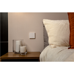 Aqara Smart Wall Switch H1, без нейтрали, 2 клавиши - Умный выключатель