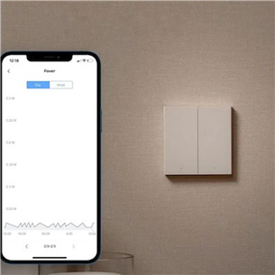 Aqara Smart Wall Switch H1, koos neutraaliga, 2 lülitit - Nutikas seinalüliti