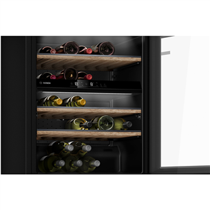 Bosch Series 6, 44 bottles, height 82 cm, black - Wine cooler