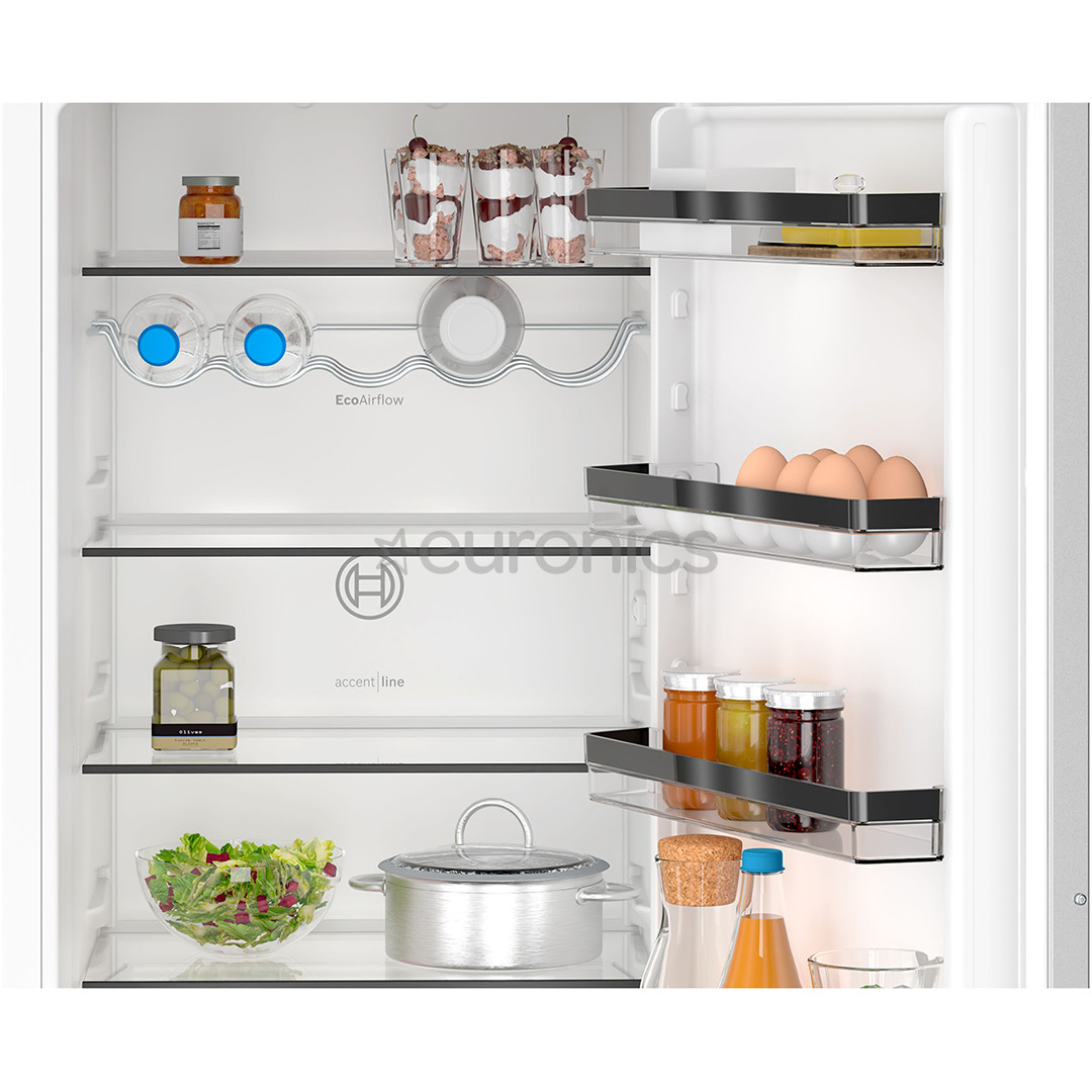 Bosch Series 4, No Frost, 290 L, height 194 cm - Built-in refrigerator