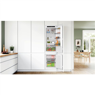 Bosch Series 4, No Frost, 290 L, height 194 cm - Built-in refrigerator
