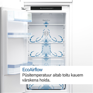 Bosch Series 4, No Frost, 290 L, height 194 cm - Built-in refrigerator