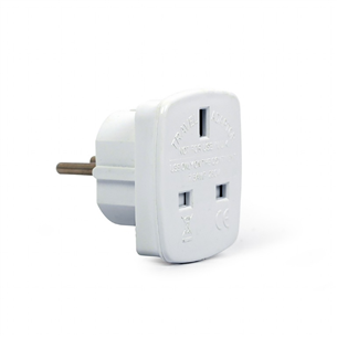 Gembird UK to EU Schuko, 7,5 A - Reisiadapter A-AC-UKEU-001