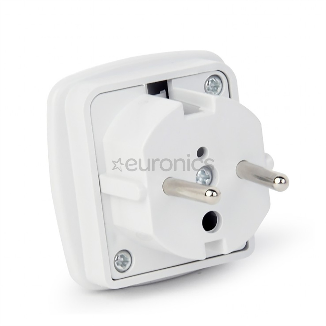 Gembird UK to EU Schuko, 7,5 A - Reisiadapter