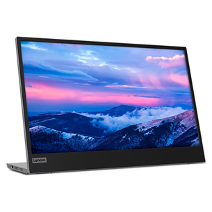 Lenovo L15, 15,6'', FHD, LED IPS, USB-C, must/hall - Kaasaskantav monitor