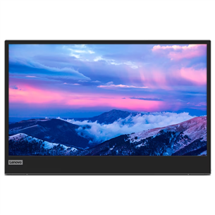 Lenovo L15, 15,6'', FHD, LED IPS, USB-C, черный/серый - Портативный монитор