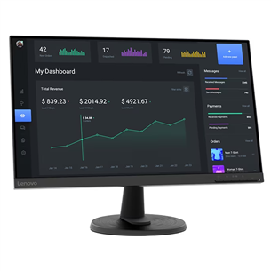 Lenovo D24-40, 24'', FHD, LED VA, 75 Hz, must - Monitor