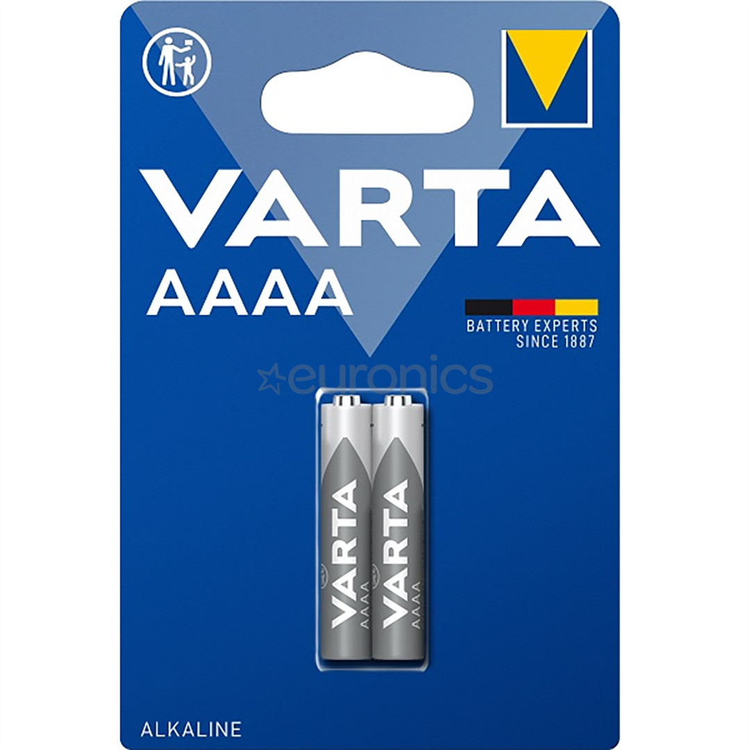 Varta AAAA LR61, 2 tk - Patarei