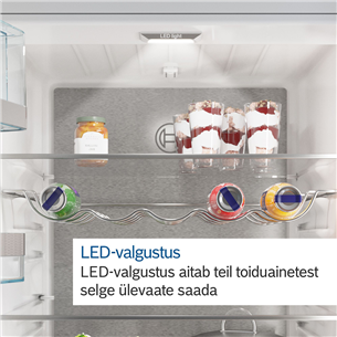 Bosch, Series 4, 280 л, высота 178 см - Интегрируемый холодильник