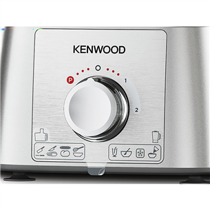 Kenwood MultiPro Express, 3 л/1,5 л, 1000 Вт, cеребристый - Кухонный комбайн