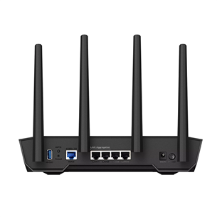 ASUS TUF Gaming AX4200, WiFi 6, must/kollane - WiFi ruuter