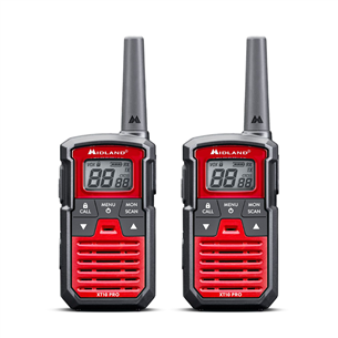 Midland XT10 Pro, black/red - Two-way radios