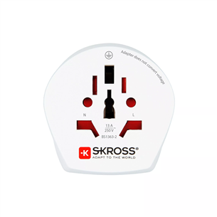 Skross Combo World to Australia / China, valge - Reisiadapter