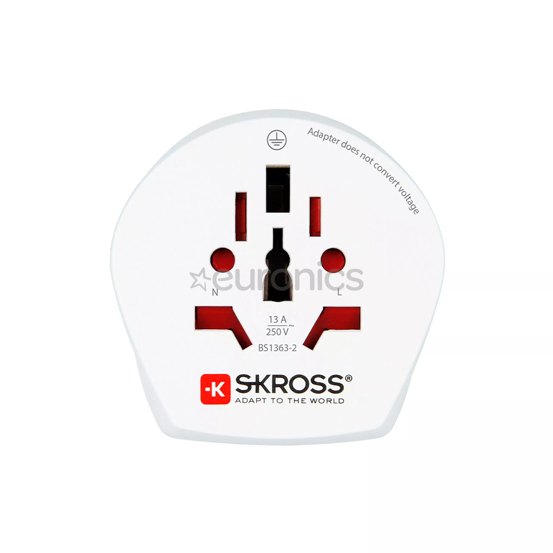 Skross Combo World to Australia / China, white - Travel adapter