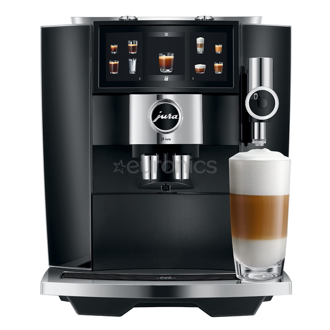 JURA J8 twin, Diamond Black - Espressomasin