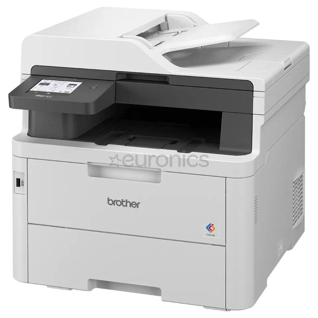 Brother MFC-L3760CDW, WiFi, LAN, USB, kahepoolne, hall - Multifunktsionaalne värvi-laserprinter