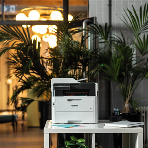 Brother DCP-L3760CDW, WiFi, LAN, USB, kahepoolne, hall - Multifunktsionaalne värvi-laserprinter