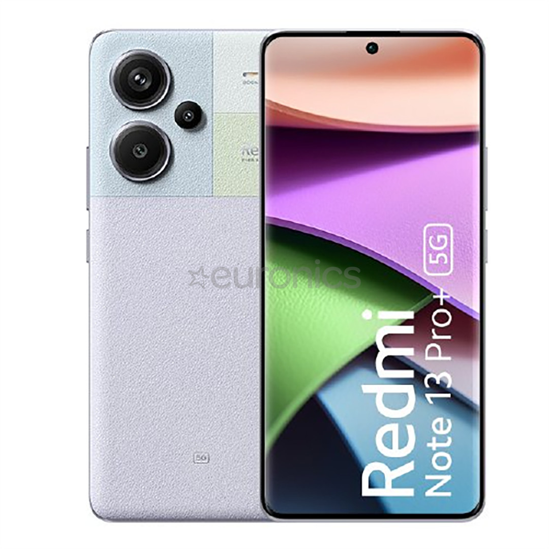 Xiaomi Redmi Note 13 Pro+ 5G, 512 GB, lilla - Nutitelefon