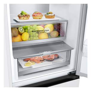 LG, NoFrost, 344 L, 186 cm, white - Refrigerator