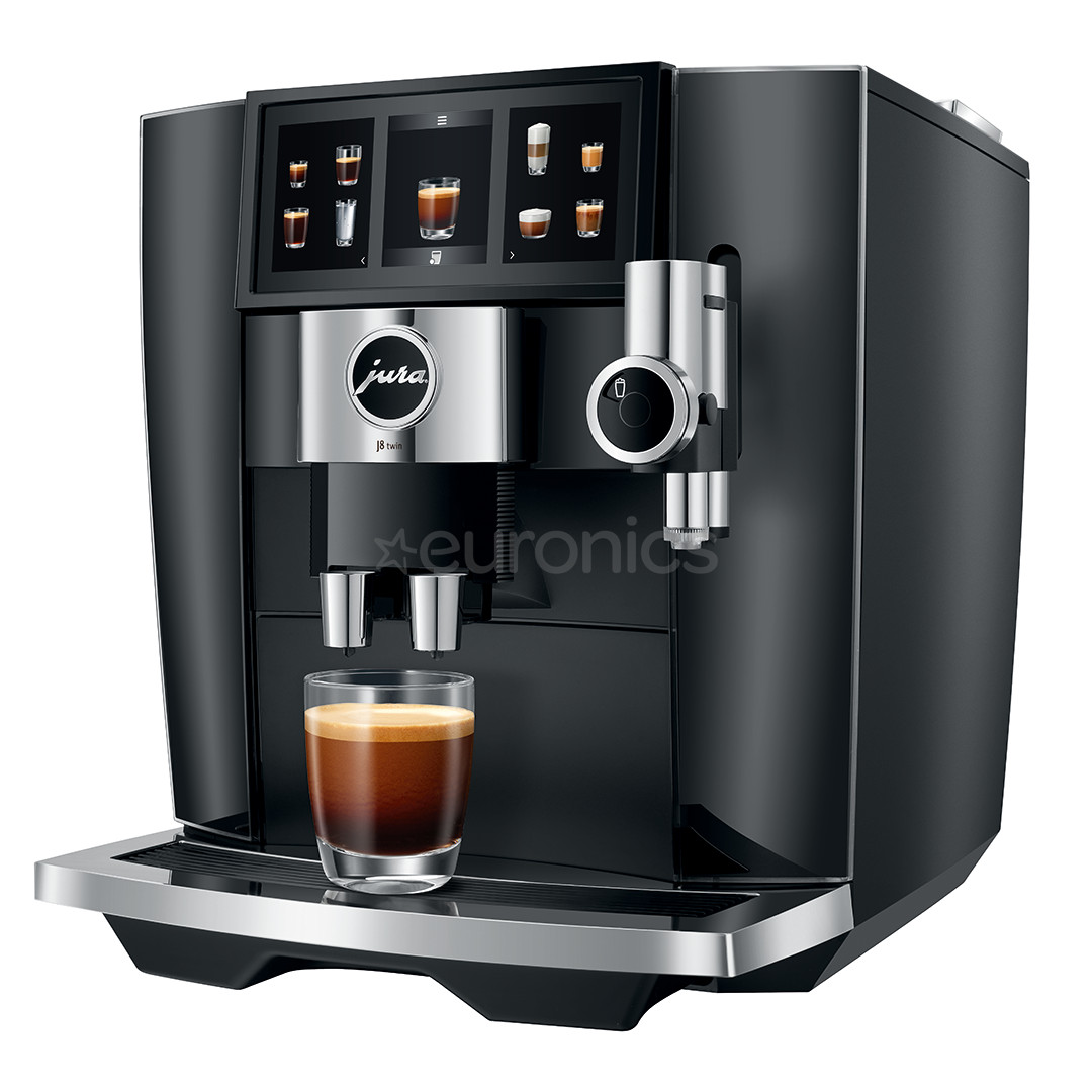 JURA J8 twin, Diamond Black - Espressomasin