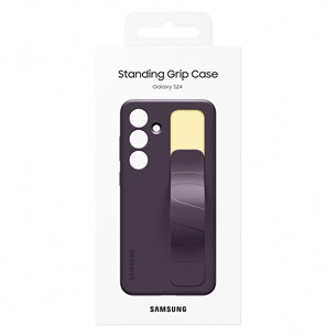 Samsung Standing Grip Case, Galaxy S24, tumelilla - Ümbris