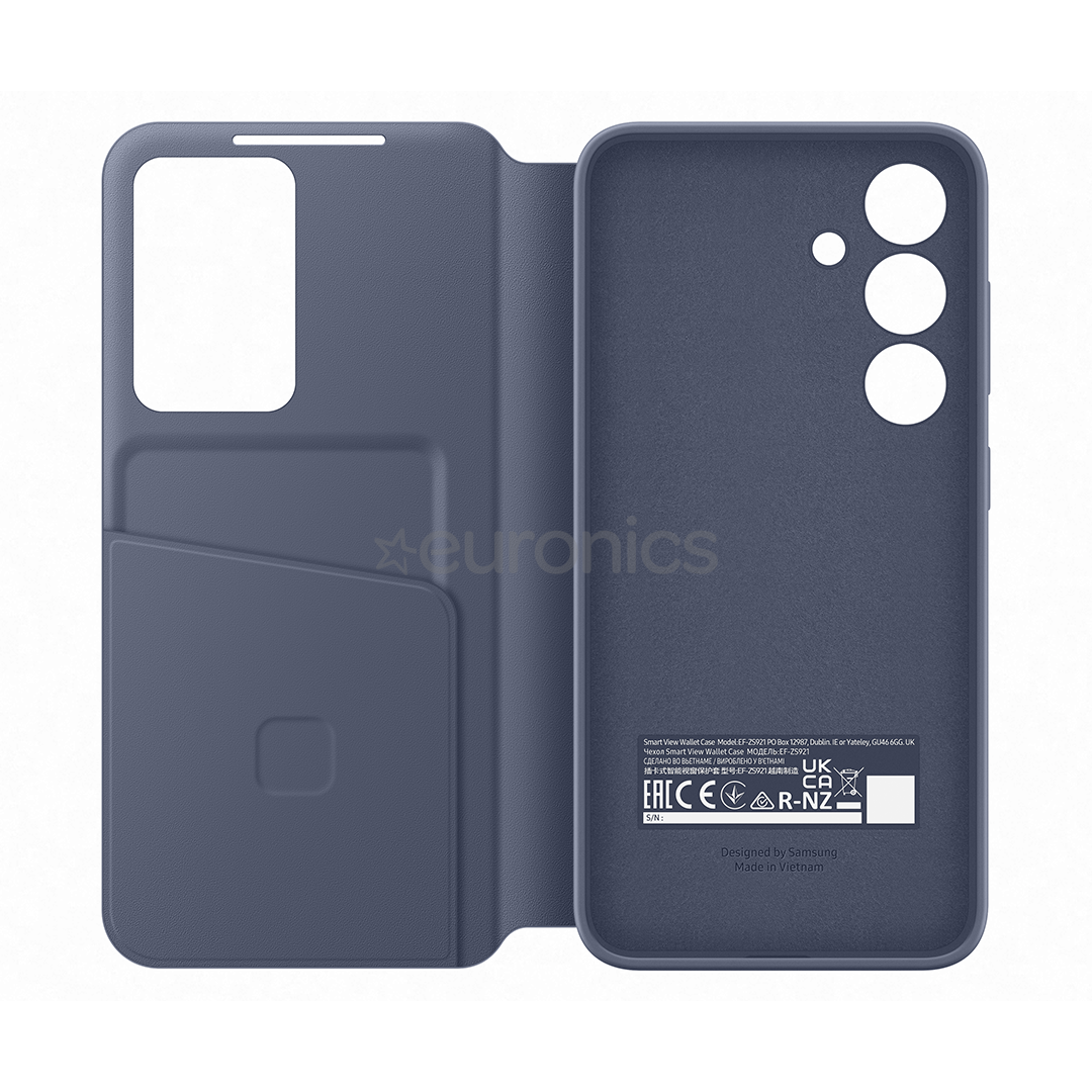 Samsung Smart View Wallet Case, Galaxy S24, сиреневый - Чехол