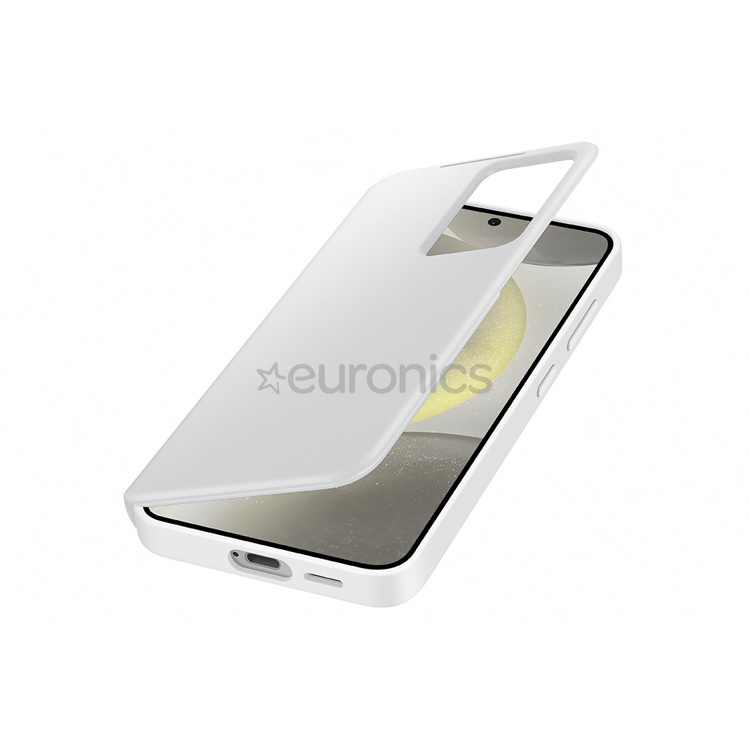 Samsung Smart View Wallet Case, Galaxy S24, valge - Kaaned