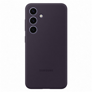 Samsung Silicone Case, Galaxy S24, dark violet - Case EF-PS921TEEGWW
