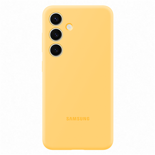 Samsung Silicone Case, Galaxy S24, желтый - Чехол EF-PS921TYEGWW