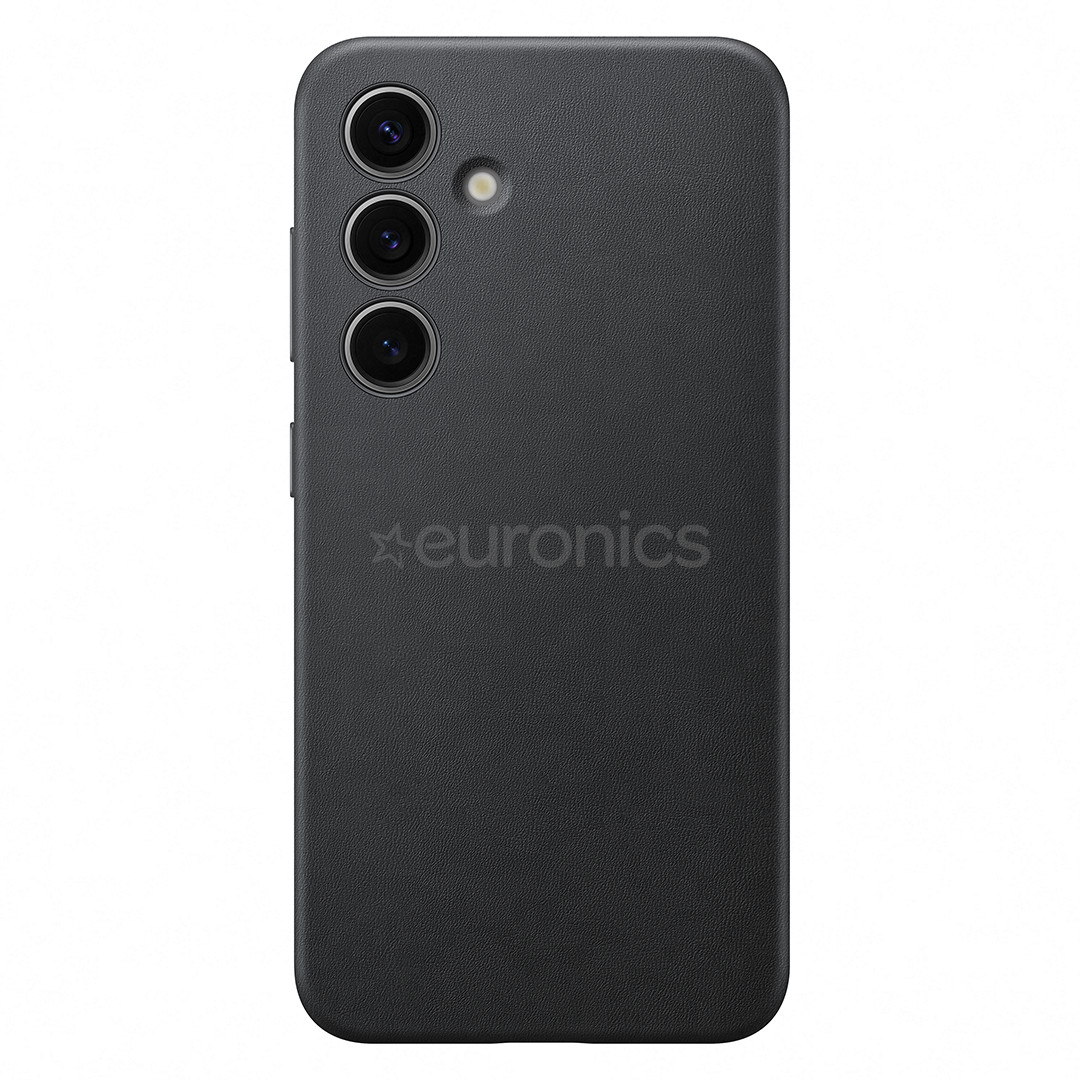 Samsung Vegan Leather Case, Galaxy S24, black - Case