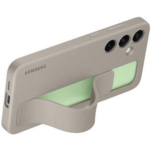 Samsung Standing Grip Case, Galaxy S24+, коричневый - Чехол