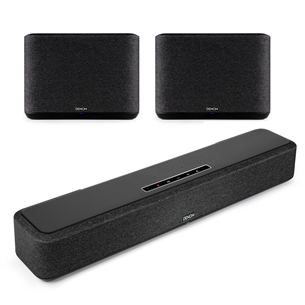 Denon Home Sound Bar 550 + 2x Home 250, must - Soundbar helisüsteem