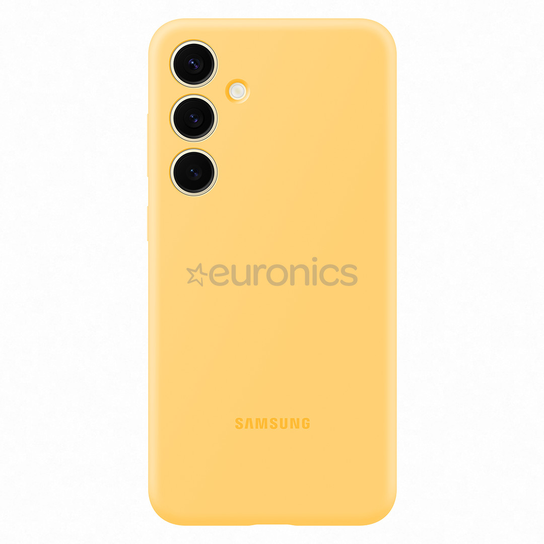 Samsung Silicone Case, Galaxy S24+, yellow - Case