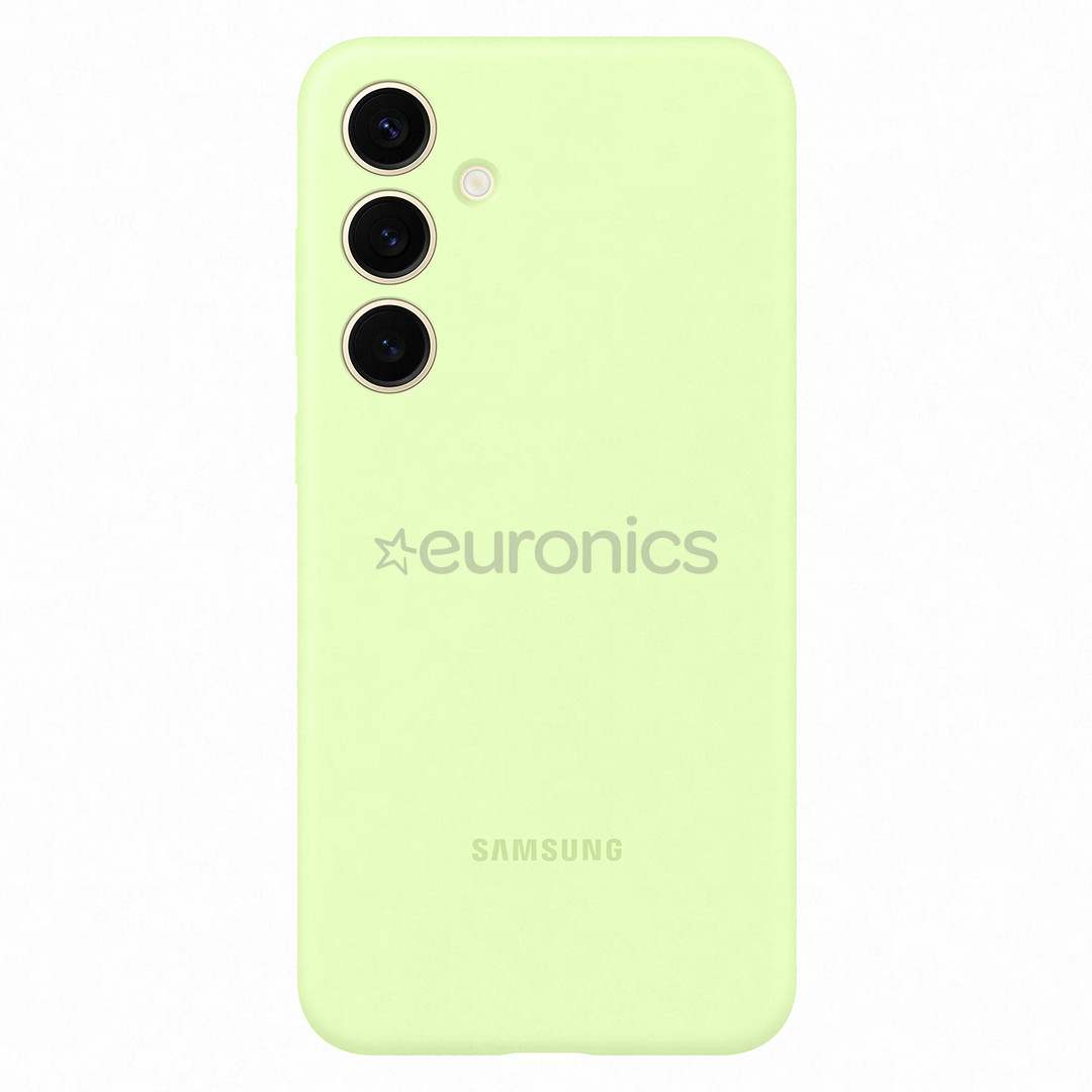 Samsung Silicone Case, Galaxy S24+, зеленый - Чехол