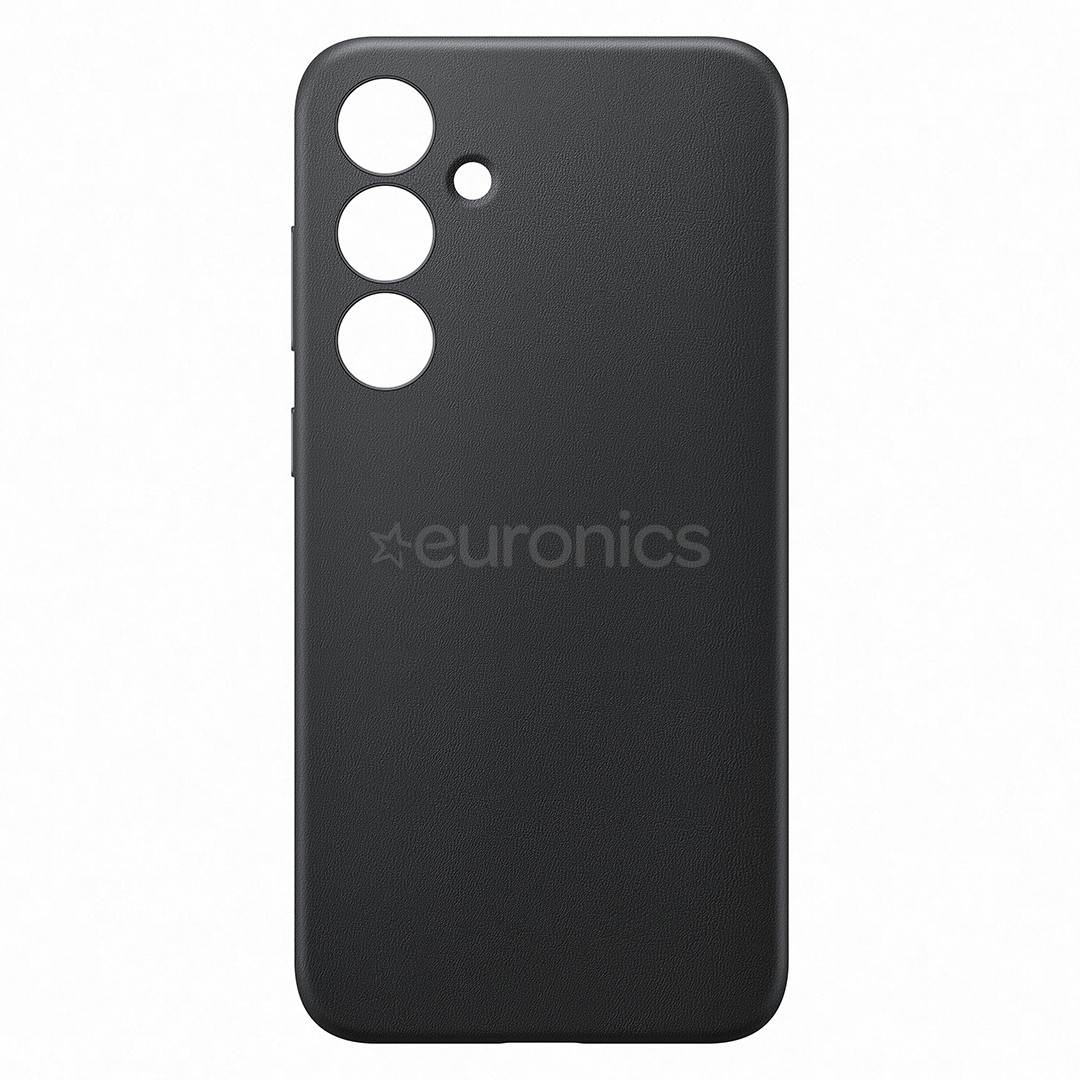 Samsung Vegan Leather Case, Galaxy S24+, must - Ümbris