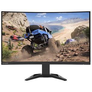 Lenovo G32qc-30, 32'', QHD, изогнутый, LED VA, 165 Гц, черный - Монитор